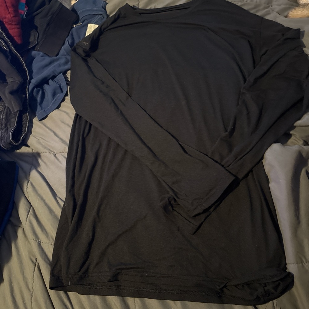 RBX Black Long Sleeve Tee Casual Shirt